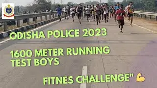 ODISHA POLICE 1600M RUNNING TEST BOYS 2023 BALASORE ODISHA Police Fitness Challenge