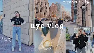nyc vlog: a weekend in my life, st. patrick's day, dance class, chat with me & life updates