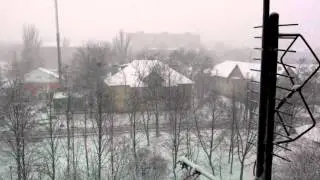 В Мариуполь пришла зима!
