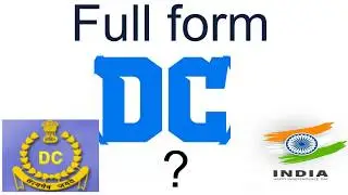 Full Form of DC in Governmental (India) ?