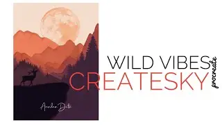 Wild Vibes | Drawing with procreate on iPhone XR