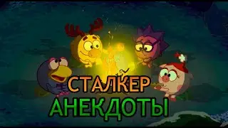 С.Т.А.Л.К.Е.Р. Смешарики-анекдоты у костра | Сталкер приколы