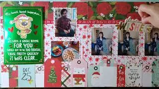 #30dscbl15 Day 24 Process Video | "Christmas Wishes" | Simple Stories Holly Days Scrapbook Layout