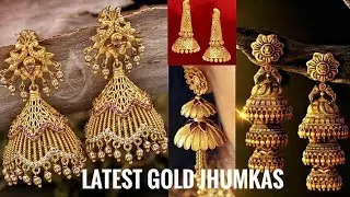 Stylish Traditional Ethnic Gold jumka ideas for wedding|Bridal Jumkas|Reviews by somya