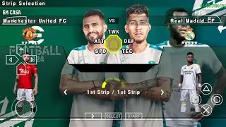 eFOOTBALL PES 2024 PPSSPP ANDROID NEW UPDATE PROMOTION TEAM & KITS 2024 NEW TRANSFERS + CAMERA PS5