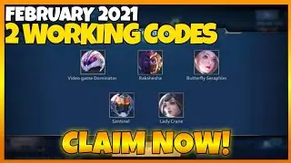 2 WORKING REDEMPTION CODES (FEBRUARY 2021) MOBILE LEGENDS | MLBB
