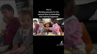 Part 1 & 2 Stealing my twin sister's pancake twice & pretend nothing happened | 