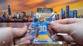 12-31-24 2023 Panini Clearly Donruss Football Hobby PYT 3 Box Break 