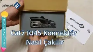 Cat7 Kabloya RJ45 Konnektör Nasıl Çakılır