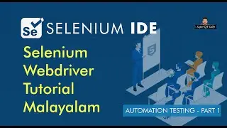Selenium IDE Demo | Automation Testing Tutorials Malayalam  #Part-2 |Software Testing For Beginners