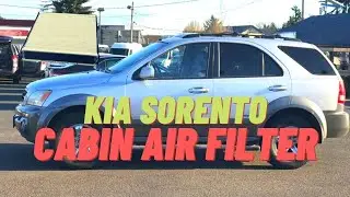 Kia Sorento 2005 Cabin air filter installation