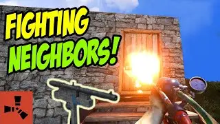 FIGHTING NEIGHBORS with the help of MY TRAP BASE! | Rust Solo Survival S37E03