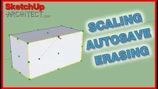 Scaling Autosaving and Erasing in SketchUp