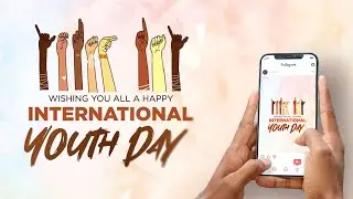 International Youth Day 2024 Social Media Motion Banner | No Copyright