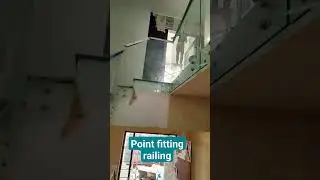 point fitting railing #shortsfeed #glassfurniture #cnc #railing #how