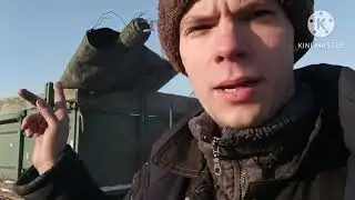 Как выгрузить мусор из телеги на тракторе МТЗ-80.