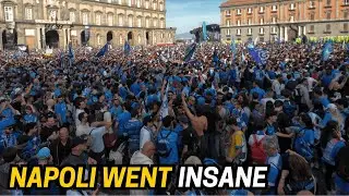 Insane Napoli Title Celebrations — The Streets of Naples Erupted 2025