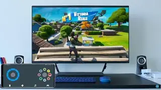 Fortnite on PC with DroidMote