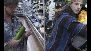 Vegans at the grocery store
