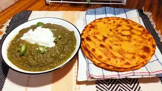Sarson ka saag Recipe with Makki ki Roti Tastes amazing in this easy way !