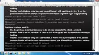 Configure Privilege Levels
