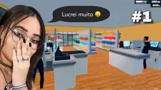 Jogando supermarket simulator  #jogo #supermarket