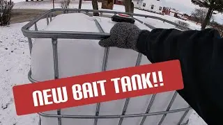 NEW Project Bait Tank for 2021! - IBC Tote to Aquaculture Tank Conversion (Part 1)