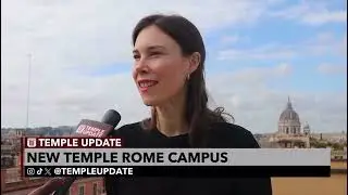 Temple University Rome's stunning new campus at the Spanish Steps takes center stage on TUTV news.