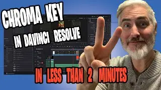 Chroma Key in DaVinci Resolve - click, click, done!
