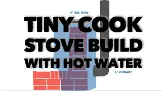 Walker Stoves Tiny Cook Stove build with Hot Water