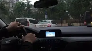 Araba Kaçırma Ford Focus 2020 Yağmurlu bir gün