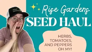 Rise Garden Seed Haul | Growing food hydroponically
