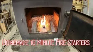 Homemade 18 Minute Fire Starter