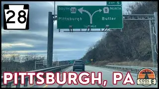 Pittsburgh: PA-28 South Allegheny Valley Pkwy; PA-65 NB Brief Freeway