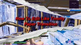 Tutorial : How To Edit Like tmotty - Paper Transition - Premiere Pro
