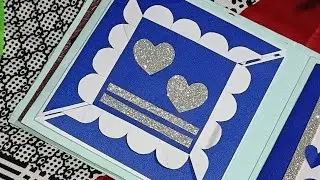 Handmade scrapbook page tutorial ~ easy to make it ~ step by step tutorial ~ beautiful and amazing