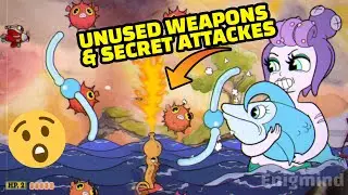 Cala Maria Unused weapons and phases first time you will see - Cuphead DLC