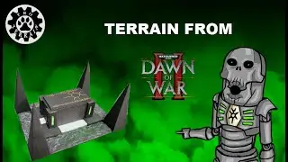 Terrain from DoW2 I Necrons №3 I Террейн Некроны