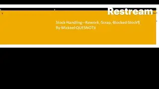 Stock Handling - Rework, Scrap, Blocked Stock (32A) in SAP S4HANA