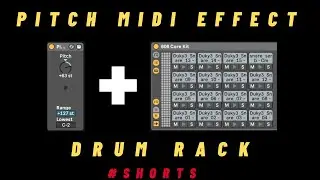 Pitch effect next to a drum rack 