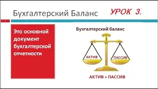 Бухгалтерский баланс за 5 уроков. (по строкам баланса) Урок 3.
