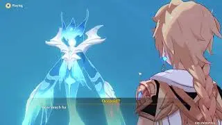 Traveler meet Oceanid  | GENSHIN IMPACT