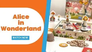 Alice in Wonderland Board Game - By FoxMind