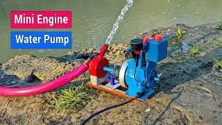 How To Make Mini Homemade Water Pump For Kids