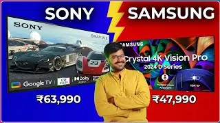 Sony Bravia 2 vs Samsung Crystal Vision Pro: Which is the Best 55 Inch TV in the Budget? 📺💰 #Sony