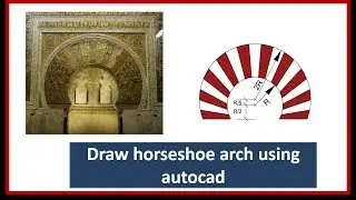 Draw Islamic arches / horseshoe arch