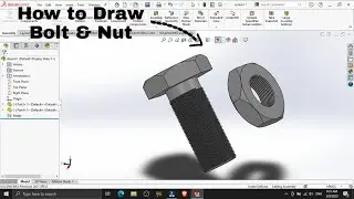How to Draw | Bolt & Nut |