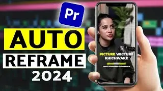 How to Use Auto Reframe in Premiere Pro hindi | ( Adobe Premiere Pro Tutorial 2024 )