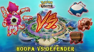 Hoopa Unite Move vs Snorlax, Crustle and Greedend | Pokemon Unite