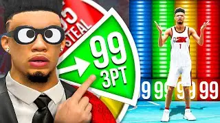 NBA 2K24 But a WHEEL Upgrades my BUILD..